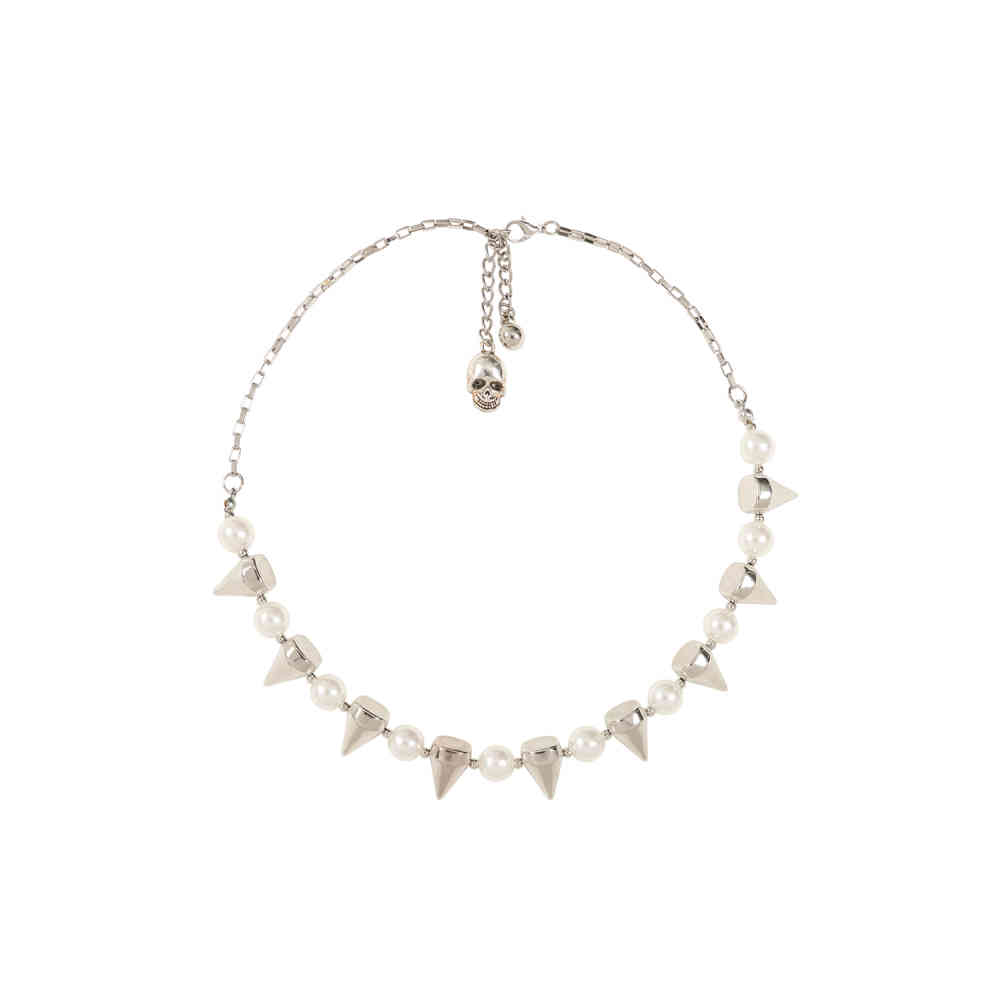 Banned - Edge Choker - Zilverkleurig